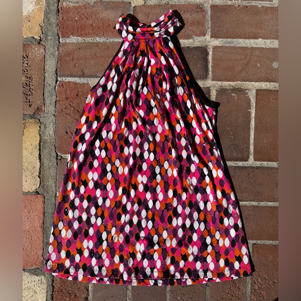 Vibrant Sleeveless Mini Dress